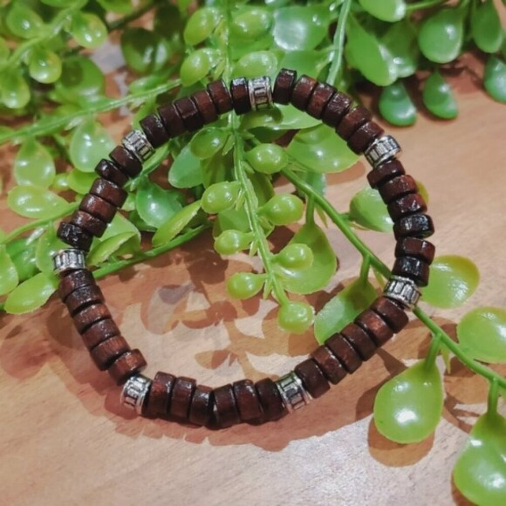 2/$20-Wooden Beaded Bracelet